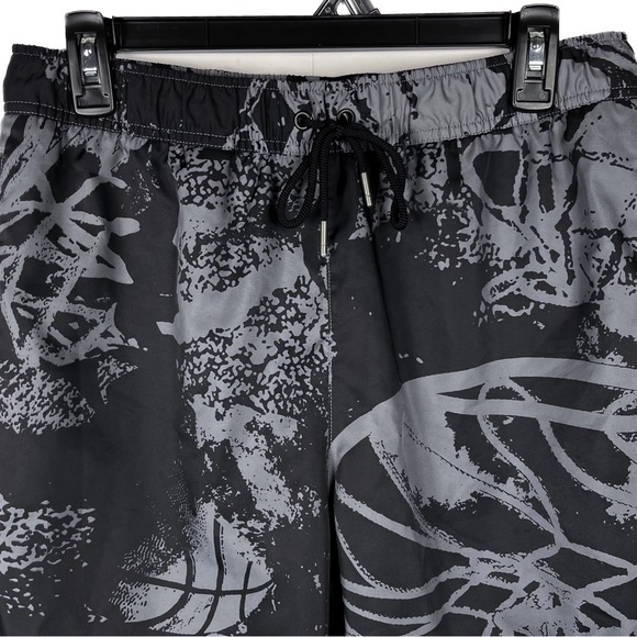 Jordan Flight Swim Trunks Poolside Men's Printed Black CZ4749-010 Size Small - Picture 2 of 6